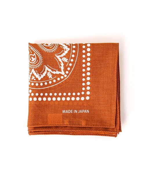 NOLLEY'S goodman（ノーリーズグッドマン）の「BANDANA SCARF PAISLEY バンダナスカーフ（バンダナ/スカーフ・メンズ・ブラウン系その他/ネイビー・FREE）」の22枚目の写真