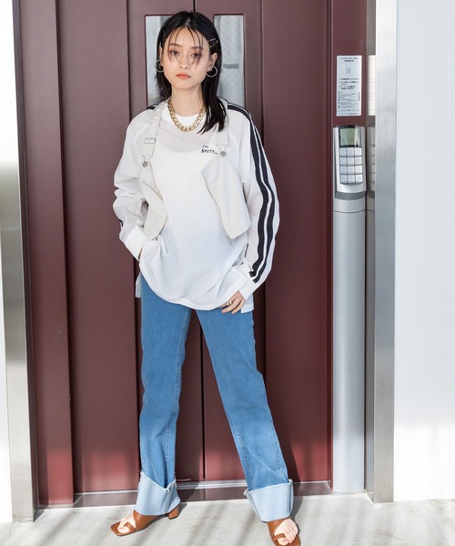 bohmal(ボマール)の「スリーブラインナイロンロンT(Tシャツ/カットソー・レディース・ブラック/ライム/ホワイト・FREE)」の16枚目の写真