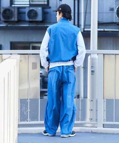 ヘルレイザー ジップアップ ベスト 青 セール】NYLON FULL ZIP VEST/ナイロンフルジップベスト