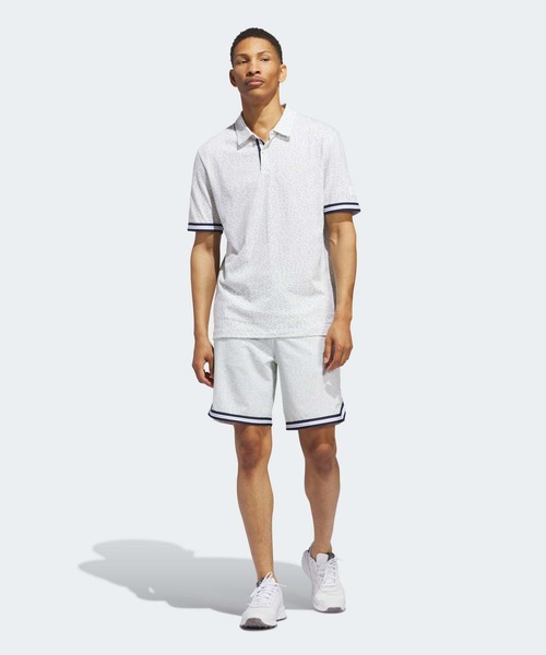 美品 Adidas PRIMEBLUE ポロシャツ＋エルゴ プリント ショーツ 美品 Adidas PRIMEBLUE ポロシャツ＋エルゴ プリント ショーツ