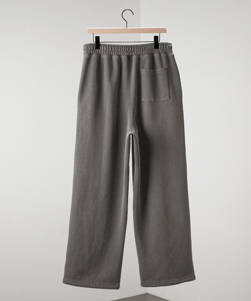 Alfred Alex(アルフレッドアレックス)の「【Alfred Alex】ピグメント ヴィンテージメイク 裾ドローコード 2WAYピンタックワイドスウェットパンツ(スウェットパンツ・メンズ・ブラック/アイボリー/チャコール/ライトグレー・S/M/L)」の8枚目の写真