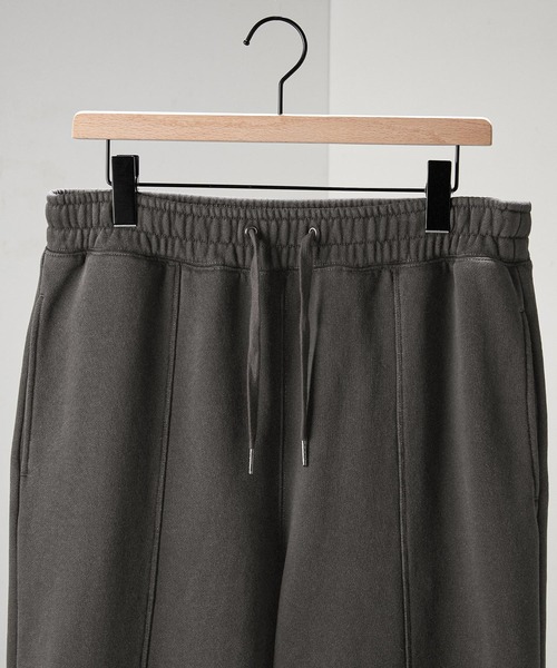Alfred Alex(アルフレッドアレックス)の「【Alfred Alex】ピグメント ヴィンテージメイク 裾ドローコード 2WAYピンタックワイドスウェットパンツ(スウェットパンツ・メンズ・ブラック/アイボリー/チャコール/ライトグレー・S/M/L)」の9枚目の写真