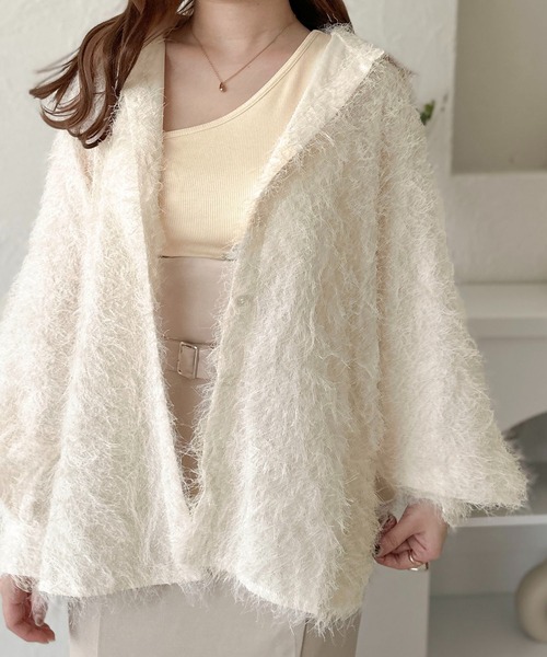 apres jour clair(アプレジュールクレア)の「【apres jour clair】フワフワシャツ【ZOZOTOWN限定アイテム】(シャツ/ブラウス・レディース・ブラック/アイボリー・フリー/X-LARGE)」の22枚目の写真