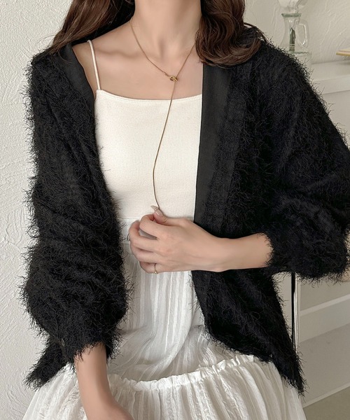 apres jour clair(アプレジュールクレア)の「【apres jour clair】フワフワシャツ【ZOZOTOWN限定アイテム】(シャツ/ブラウス・レディース・ブラック/アイボリー・フリー/X-LARGE)」の17枚目の写真
