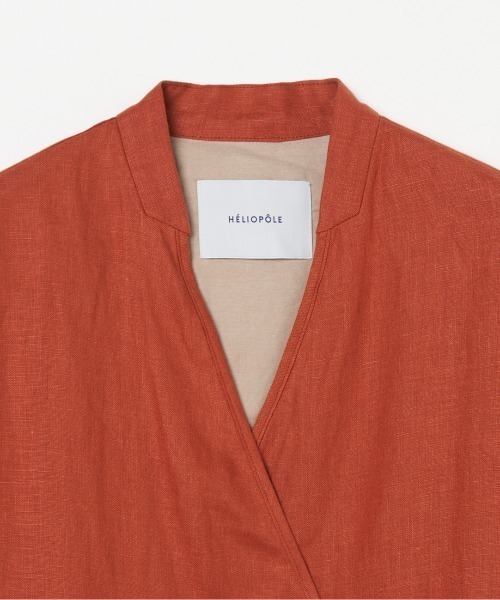 【セール】DUNGAREES LINEN LONG COAT（その他アウター）｜HELIOPOLE（エリオポール） wif.tv