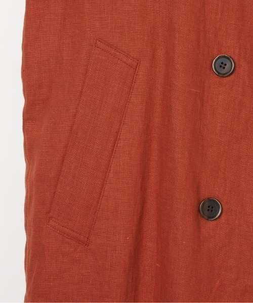 【セール】DUNGAREES LINEN LONG COAT（その他アウター）｜HELIOPOLE（エリオポール） wif.tv