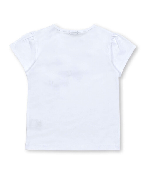 BeBe(ベベ)の「オーガンジーリボンモノトーンTシャツ(90~150cm)(Tシャツ/カットソー・キッズ・ブラック/ホワイト・90cm/110cm/100cm/120cm/130cm/140cm/150cm)」の17枚目の写真