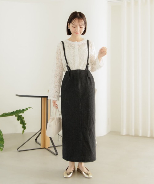 flower（フラワー）の「レーシーブルームブラウス（シャツ/ブラウス・レディース・ホワイト/ブラック・FREE）」の6枚目の写真