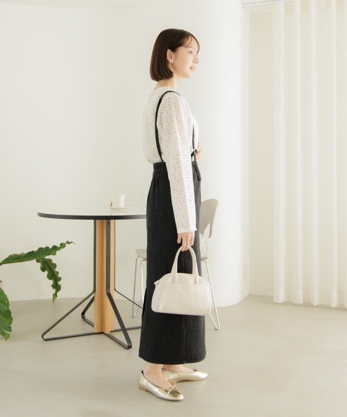 flower（フラワー）の「レーシーブルームブラウス（シャツ/ブラウス・レディース・ホワイト/ブラック・FREE）」の8枚目の写真