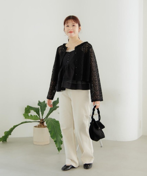 flower（フラワー）の「レーシーブルームブラウス（シャツ/ブラウス・レディース・ホワイト/ブラック・FREE）」の13枚目の写真