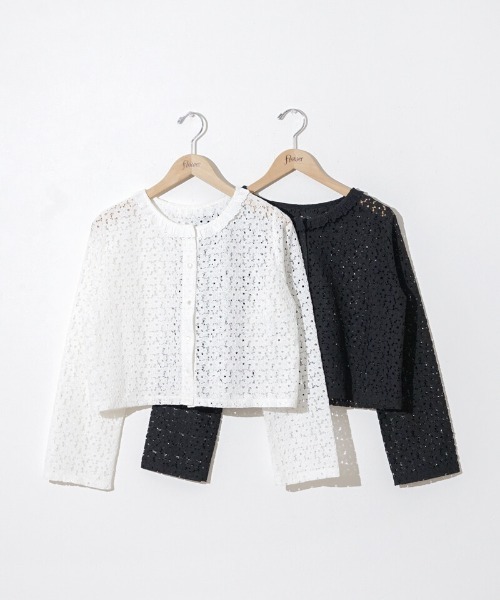 flower（フラワー）の「レーシーブルームブラウス（シャツ/ブラウス・レディース・ホワイト/ブラック・FREE）」の19枚目の写真