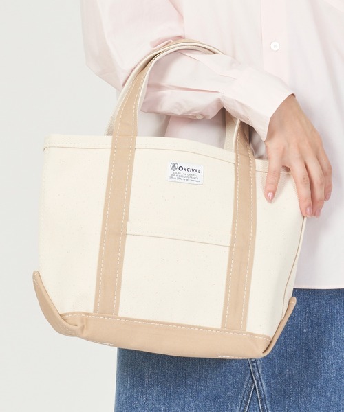 ORCIVAL（オーシバル）の「TOTE BAG SMALL トート バック スモール（トートバッグ・レディース・その他1/その他2/その他3/その他5/その他11/その他8/その他10/その他13/その他19/その他6/その他14/その他15/その他16/その他17/その他18/その他4/その他7/その他9/その他12/その他20/その他21/グレー系その他2/ベージュ系その他/オレンジ系/グレー系その他/ターコイズブルー/ホワイト系その他2/ホワイト系その他・FREE/ONE SIZE）」の19枚目の写真