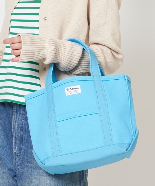 ORCIVAL（オーシバル）の「TOTE BAG SMALL トート バック スモール（トートバッグ・レディース・その他1/その他2/その他3/その他5/その他11/その他8/その他10/その他13/その他19/その他6/その他14/その他15/その他16/その他17/その他18/その他4/その他7/その他9/その他12/その他20/その他21/グレー系その他2/ベージュ系その他/オレンジ系/グレー系その他/ターコイズブルー/ホワイト系その他2/ホワイト系その他・FREE/ONE SIZE）」の7枚目の写真