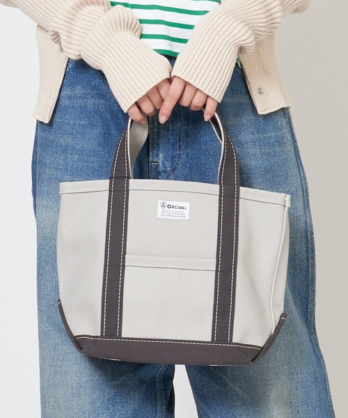 ORCIVAL（オーシバル）の「TOTE BAG SMALL トート バック スモール（トートバッグ・レディース・その他1/その他2/その他3/その他5/その他11/その他8/その他10/その他13/その他19/その他6/その他14/その他15/その他16/その他17/その他18/その他4/その他7/その他9/その他12/その他20/その他21/グレー系その他2/ベージュ系その他/オレンジ系/グレー系その他/ターコイズブルー/ホワイト系その他2/ホワイト系その他・FREE/ONE SIZE）」の5枚目の写真