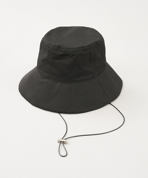 abahouse mavie（アバハウスマヴィ）の「コットンナイロンハット(ストラップ付)（ハット・レディース・ライトグレー/ブラック・フリー）」の14枚目の写真