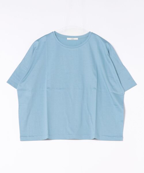 collex(コレックス)の「【接触冷感・UVカット】コンパクトクールTシャツ(Tシャツ/カットソー・レディース・ライトブルー/ブラック/オレンジ系その他/チャコールグレー/ホワイト/グレイッシュベージュ/イエロー・フリー)」の9枚目の写真