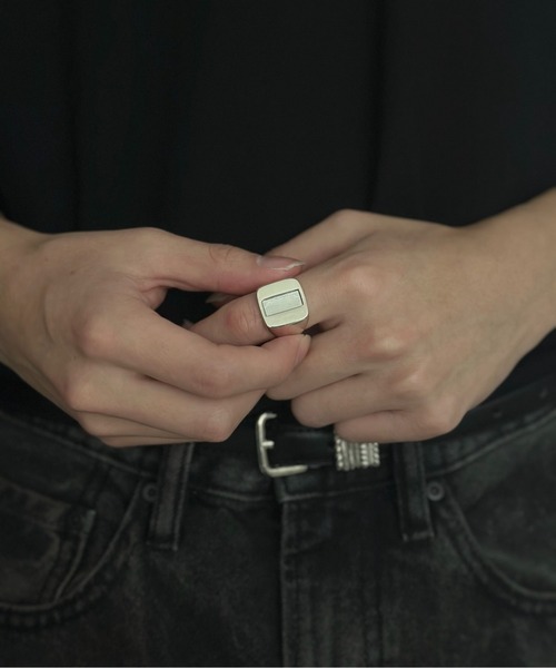 【セール】【blatto 925silver】925シルバー リング ミラー加工 bla-ring-00378-14g（リング）｜Burner（バーナー）リング