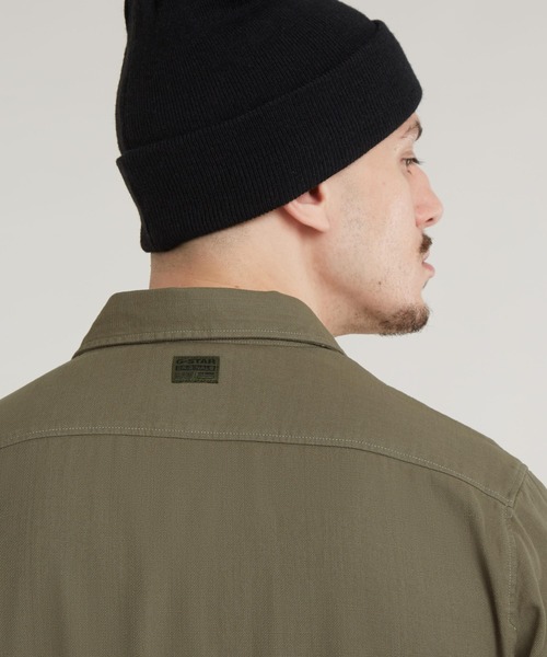 G-STAR（ジースター）の「MARINE SLIM SHIRT/カラーデニムシャツ（シャツ/ブラウス・メンズ・グリーン系その他/ベージュ系その他/ブルー系その他・LARGE/MEDIUM/SMALL/X-LARGE/X-SMALL）」の6枚目の写真