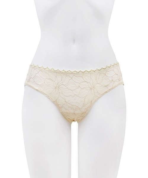 ANNEBRA(アンブラ)の「Heart バックオープンデザインショーツ(ショーツ・レディース・クリーム/シャーベット・XL/L/M)」の6枚目の写真