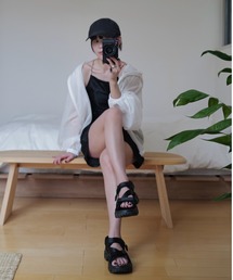 eco 撥水ナイロンエアーブルゾン