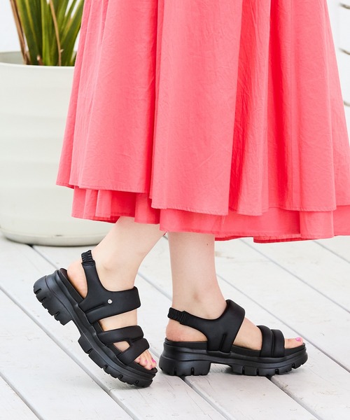 【日本未入荷】トニービアンコ ３.5cm 厚底 Platform サンダル パデットベルトスニーカーソールサンダル/41216（サンダル