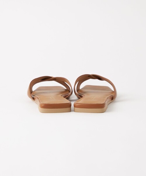 green label relaxing（グリーンレーベルリラクシング）の「クロス フラット サンダル（サンダル・レディース・ブラック/ブラウン/ゴールド・S/M/L）」の12枚目の写真