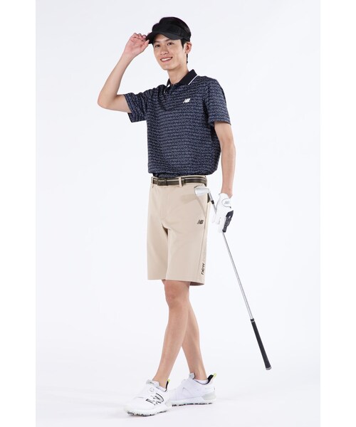 New Balance Golf(ニューバランスゴルフ)の「【new balance golf】COOLMAX ピクセルロゴ 半袖 ポロシャツ (MENS SPORT)(ポロシャツ・メンズ・ブラック/ブルー系その他2/ホワイト・MEDIUM/LARGE/X-LARGE)」の16枚目の写真