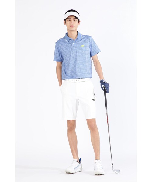 New Balance Golf(ニューバランスゴルフ)の「【new balance golf】COOLMAX ピクセルロゴ 半袖 ポロシャツ (MENS SPORT)(ポロシャツ・メンズ・ブラック/ブルー系その他2/ホワイト・MEDIUM/LARGE/X-LARGE)」の11枚目の写真