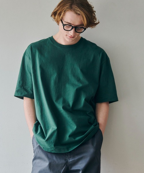 MAISON CLUB（メゾンクラブ）の「【SETUP7】Premium Cotton Over Size Tee オーバーサイズTee　プレミアムコットン100％　WILL（Tシャツ/カットソー・メンズ・ホワイト/ブラック/ネイビー/グレー/ヘザーグレー/カーキ/グレイッシュベージュ/ブラウン/グリーン・M/S/XL/L）」の17枚目の写真