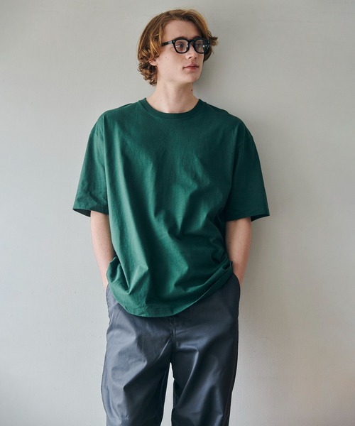 MAISON CLUB（メゾンクラブ）の「【SETUP7】Premium Cotton Over Size Tee オーバーサイズTee　プレミアムコットン100％　WILL（Tシャツ/カットソー・メンズ・ホワイト/ブラック/ネイビー/グレー/ヘザーグレー/カーキ/グレイッシュベージュ/ブラウン/グリーン・M/S/XL/L）」の13枚目の写真