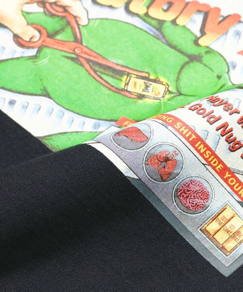 DEMARCOLAB（デマルコラブ）の「DeMarcoLab / Alien Anatomy Reverse T-shirt（Tシャツ/カットソー・メンズ・ブラック・L/XL/M）」の7枚目の写真