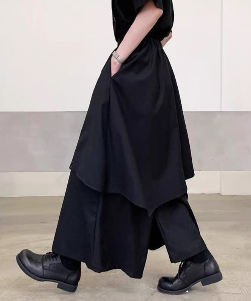 .KOM（ドットコム）の「『.KOM/ドットケーオーエム』袴スカートパンツ【Y】【CN】（その他パンツ・メンズ・ブラック・XL/L）」の4枚目の写真