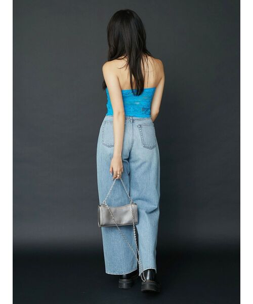 EVRIS（エヴリス）の「チェーンスリムショルダーBAG（ショルダーバッグ・レディース・シルバー/レッド/ブラック・FREE）」の5枚目の写真