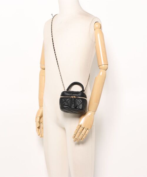 TONE SELECT GOODS（トーンセレクトグッズ）の「【resonance】合皮　キルティング　２WAY　ショルダーバッグ　レトロ　スクエア（ショルダーバッグ・レディース・ベージュ/ホワイト/ピンク/ブラック・FREE）」の18枚目の写真