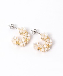 フラワーラインピアス / 121380