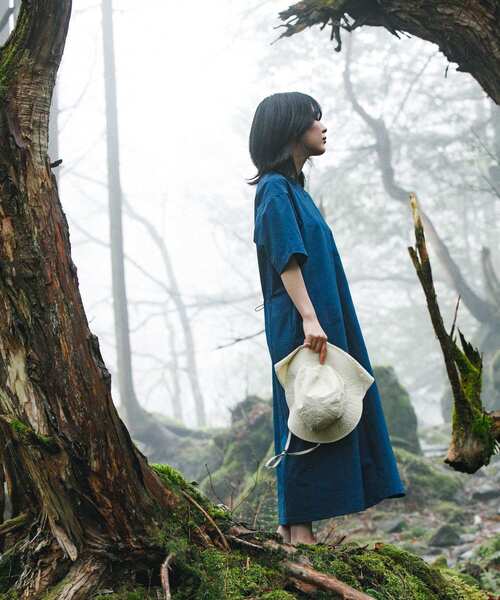 EKAL（エカル）の「『通気性/速乾』EASY BREEZY ONE-PIECE（ワンピース・レディース・ブルー/グレー/ブラック・ONE）」の3枚目の写真