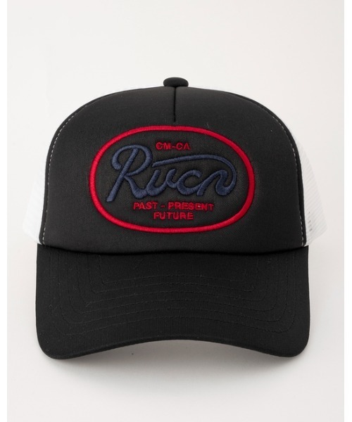 RVCA（ルーカ）の「RVCA メンズ OVAL ALL THE WAY TRUCKER キャップ 【2024年夏モデル】/ルーカ帽子（キャップ・メンズ・ブラック系その他/ブラック/ネイビー/オレンジ・FREE）」の18枚目の写真