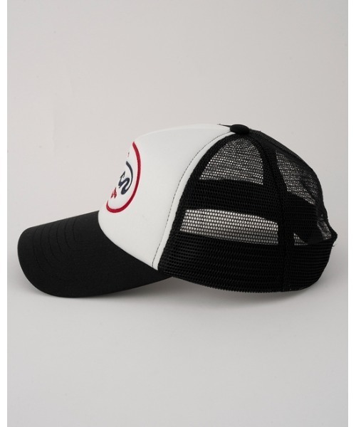 RVCA（ルーカ）の「RVCA メンズ OVAL ALL THE WAY TRUCKER キャップ 【2024年夏モデル】/ルーカ帽子（キャップ・メンズ・ブラック系その他/ブラック/ネイビー/オレンジ・FREE）」の22枚目の写真