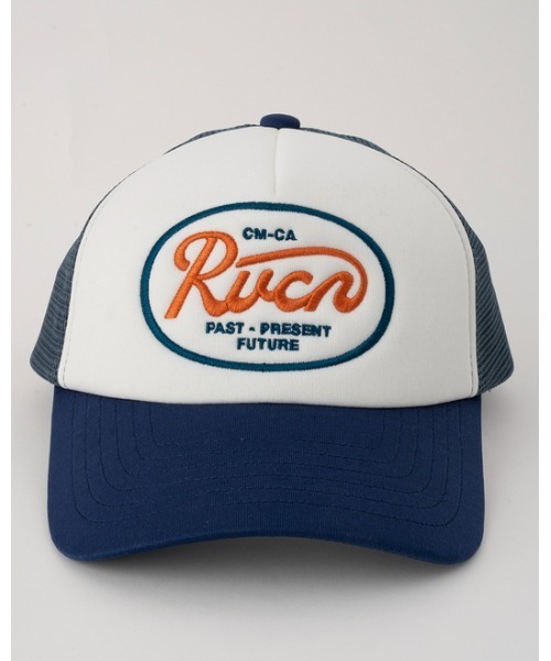 RVCA（ルーカ）の「RVCA メンズ OVAL ALL THE WAY TRUCKER キャップ 【2024年夏モデル】/ルーカ帽子（キャップ・メンズ・ブラック系その他/ブラック/ネイビー/オレンジ・FREE）」の14枚目の写真
