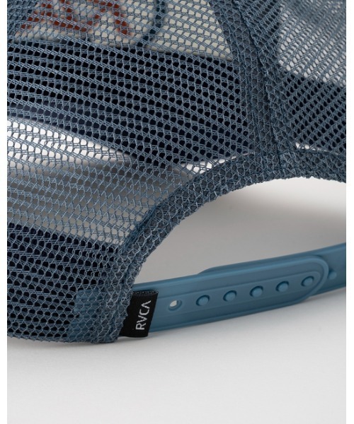 RVCA（ルーカ）の「RVCA メンズ OVAL ALL THE WAY TRUCKER キャップ 【2024年夏モデル】/ルーカ帽子（キャップ・メンズ・ブラック系その他/ブラック/ネイビー/オレンジ・FREE）」の10枚目の写真