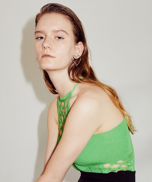 GOLDY（ゴールディ）の「ワイド ハート ライン イヤリング（イヤリング・レディース・ゴールド/シルバー系その他/ゴールド系その他/シルバー・FREE）」の6枚目の写真