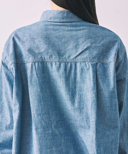 BABYLONE（バビロン）の「ダンガリーシャツ（シャツ/ブラウス・レディース・インディゴブルー・フリー）」の13枚目の写真