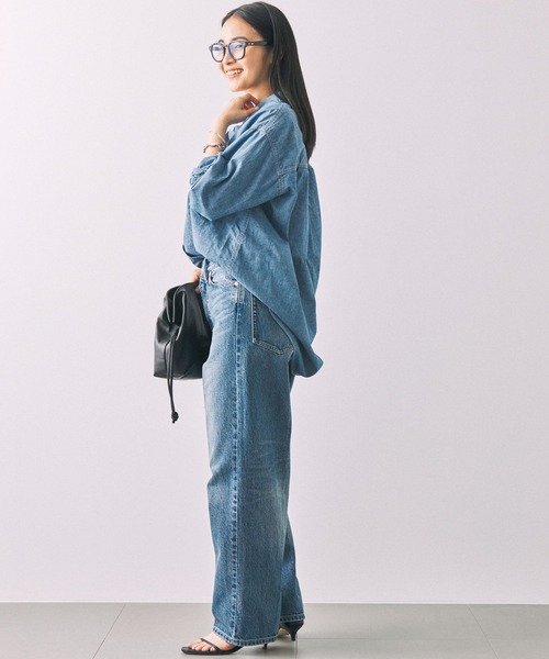 BABYLONE（バビロン）の「ダンガリーシャツ（シャツ/ブラウス・レディース・インディゴブルー・フリー）」の8枚目の写真