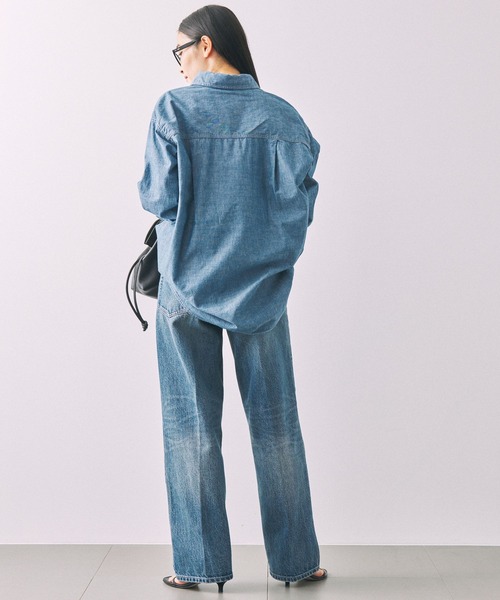 BABYLONE（バビロン）の「ダンガリーシャツ（シャツ/ブラウス・レディース・インディゴブルー・フリー）」の9枚目の写真