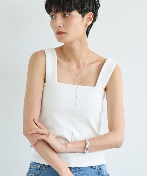 BARNYARDSTORM（バンヤードストーム）の「BARNYARDSTORM / ベアタンクトップ（タンクトップ・レディース・ホワイト/ブラック/ベージュ・FREE）」の11枚目の写真