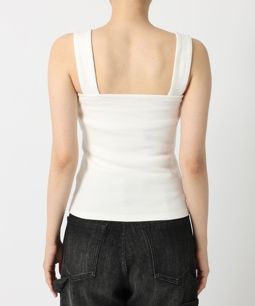 BARNYARDSTORM（バンヤードストーム）の「BARNYARDSTORM / ベアタンクトップ（タンクトップ・レディース・ホワイト/ブラック/ベージュ・FREE）」の5枚目の写真