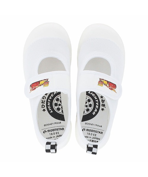 MoonStar(ムーンスター)の「【MoonStar/ムーンスター】DN LSバレーCA 上履き(スリッポン・キッズ・ホワイト・17.0cm/16.0cm/15.0cm/14.0cm/19.0cm/18.0cm)」の1枚目の写真