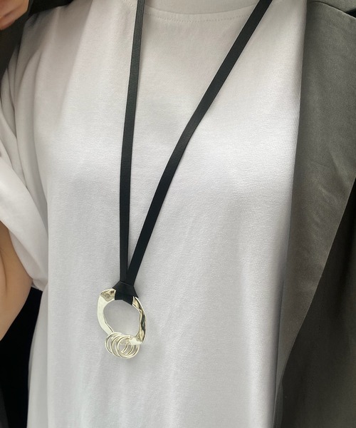 DouDou（ドゥドゥ）の「チャームネックレス（その他ヘアアクセサリー・レディース・シルバー・FREE）」の4枚目の写真