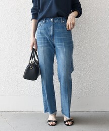 SHIPS any | SHIPS any: センタープレス デニム パンツ［SHIPS any DENIM］(デニムパンツ)