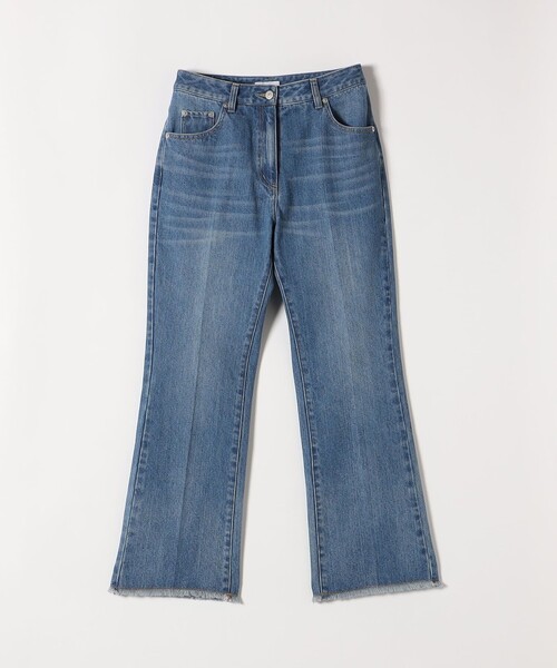 SHIPS any（シップス エニィ）の「SHIPS any: センタープレス デニム パンツ［SHIPS any DENIM］（デニムパンツ・レディース・ブラック/ブルー・34/38/40/36）」の12枚目の写真